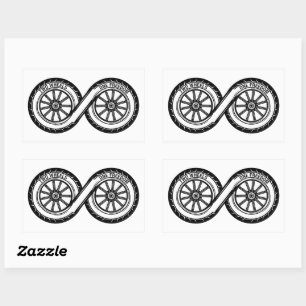 Infinity Two Wheels Freedom Sticker