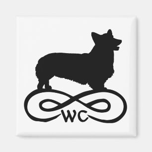 Infinity Welsh Corgi Magnet