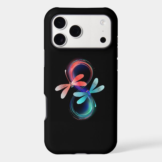 Infinity with glowing dragonflies (Back)