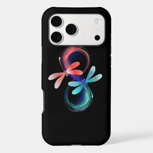 Infinity with glowing dragonflies (Back)