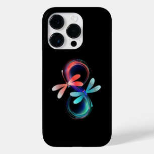 Infinity with glowing dragonflies Case-Mate iPhone 14 pro case