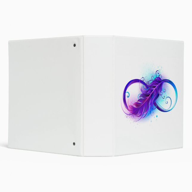 Infinity with Purple Feather Binder (Background)