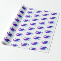 Infinity with Purple Feather