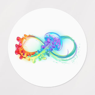 Infinity with Rainbow Jellyfish
