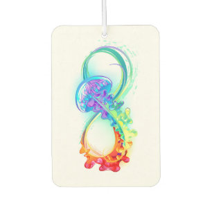 Infinity with Rainbow Jellyfish Air Freshener