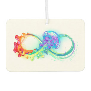 Infinity with Rainbow Jellyfish Air Freshener