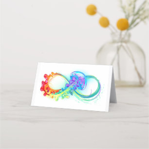 Infinity with Rainbow Jellyfish Appointment Card