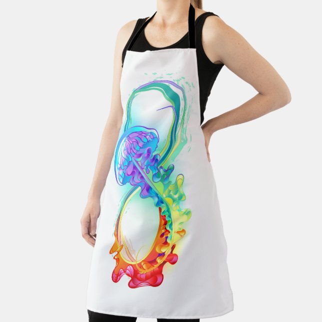 Infinity with Rainbow Jellyfish Apron (Insitu)
