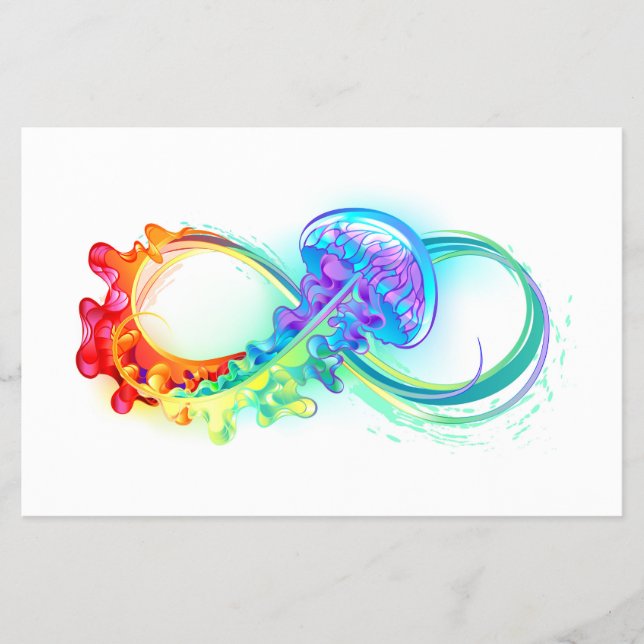 Infinity with Rainbow Jellyfish Flyer (Front)