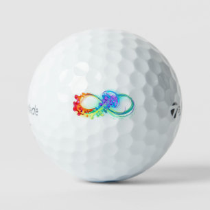 Infinity with Rainbow Jellyfish Golf Balls