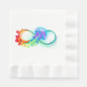 Infinity with Rainbow Jellyfish Napkin