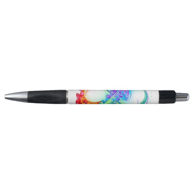 Infinity with Rainbow Jellyfish Pen (Front)