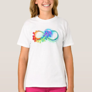 Infinity with Rainbow Jellyfish T-Shirt