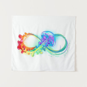 Infinity with Rainbow Jellyfish Tapestry