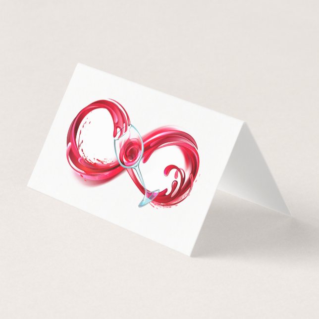 Infinity with Red Wine (Front)