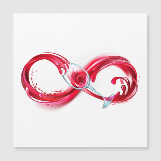 Infinity with Red Wine (Front)