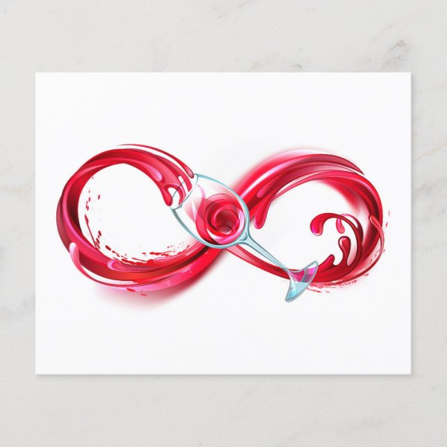 Infinity with Red Wine (Front)