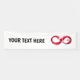 Infinity with Red Wine Banner