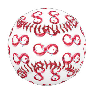 Infinity with Red Wine Baseball
