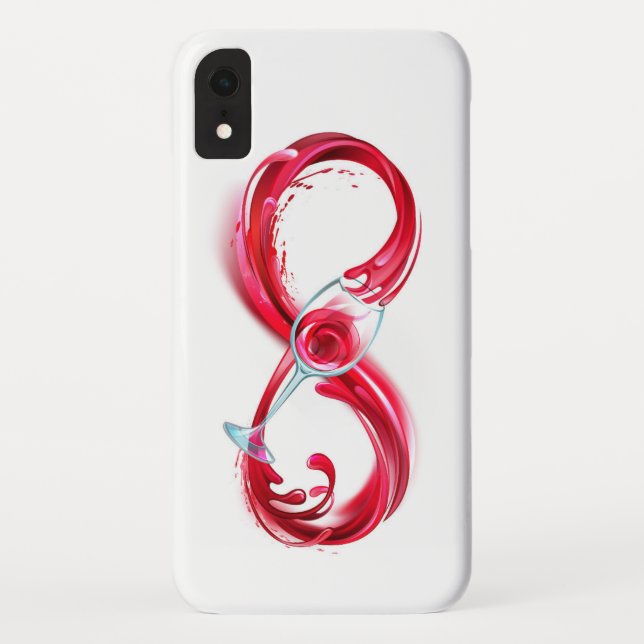 Infinity with Red Wine Case-Mate iPhone Case (Back)