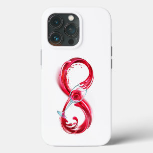 Infinity with Red Wine iPhone 13 Pro Case