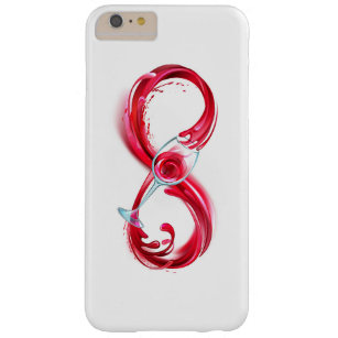Infinity with Red Wine Barely There iPhone 6 Plus Case