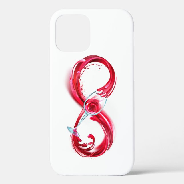 Infinity with Red Wine Case-Mate iPhone Case (Back)