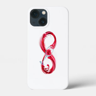 Infinity with Red Wine iPhone 13 Mini Case