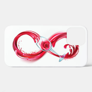 Infinity with Red Wine iPhone 12 Pro Case