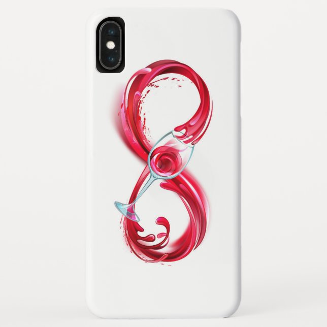 Infinity with Red Wine Case-Mate iPhone Case (Back)