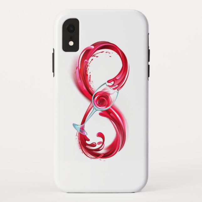 Infinity with Red Wine Case-Mate iPhone Case (Back)