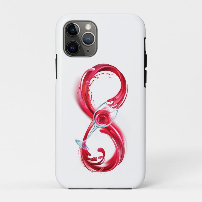 Infinity with Red Wine Case-Mate iPhone Case (Back)