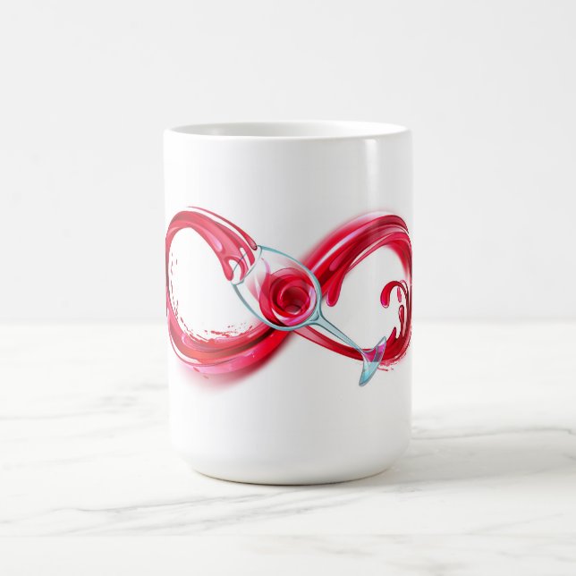 Infinity with Red Wine Coffee Mug (Center)