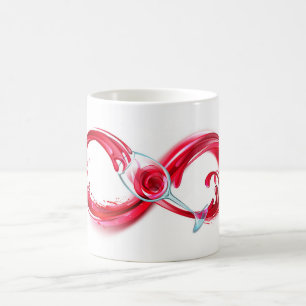 Infinity with Red Wine Coffee Mug
