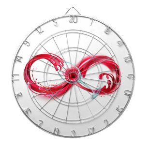 Infinity with Red Wine Dartboard