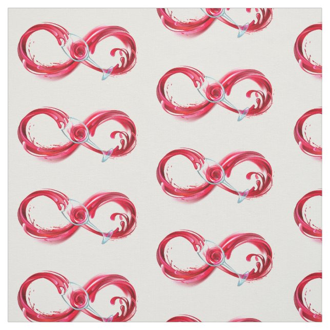 Infinity with Red Wine Fabric (Swatch)