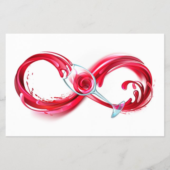Infinity with Red Wine Flyer (Front)