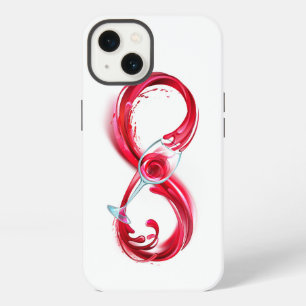 Infinity with Red Wine iPhone 13 Case