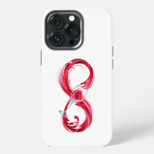 Infinity with Red Wine iPhone 13 Pro Case