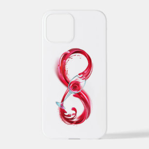 Infinity with Red Wine iPhone 12 Pro Case