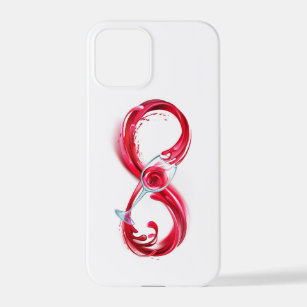 Infinity with Red Wine iPhone 12 Pro Case