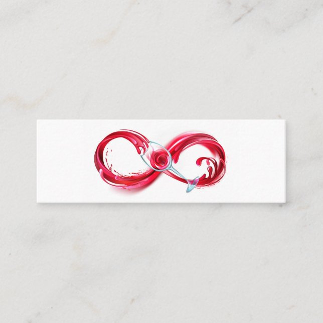 Infinity with Red Wine Loyalty Card (Front)