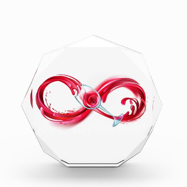 Infinity with Red Wine Photo Block (Front)