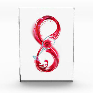 Infinity with Red Wine Photo Block