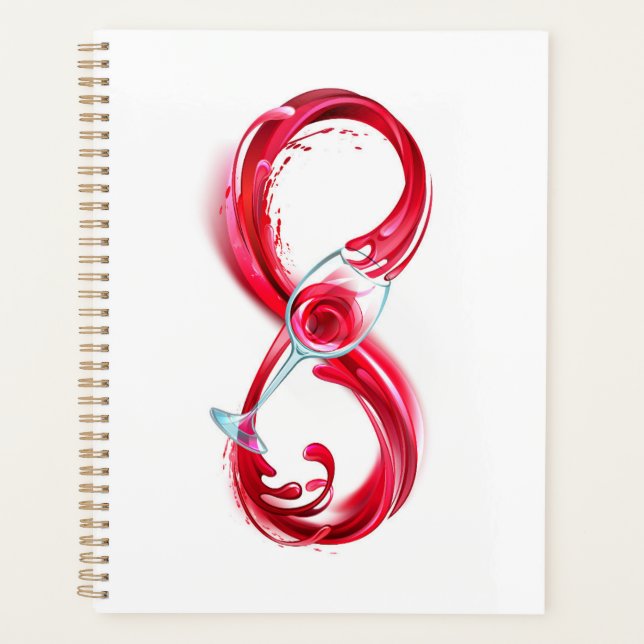 Infinity with Red Wine Planner (Front)