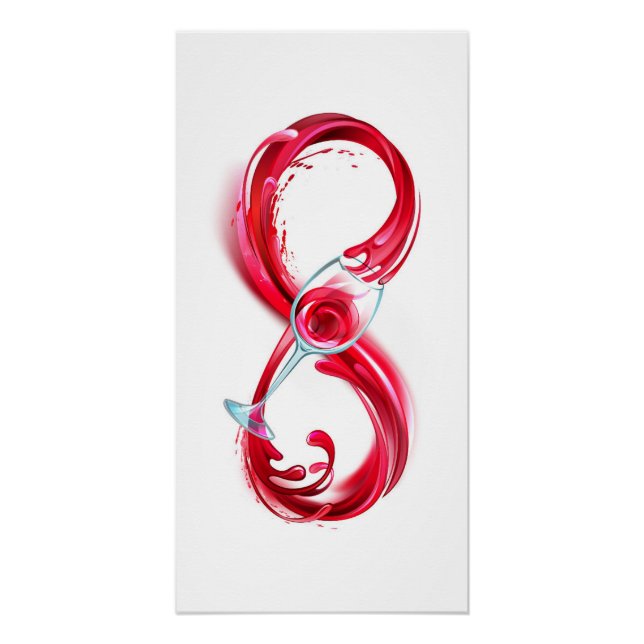 Infinity with Red Wine Poster (Front)