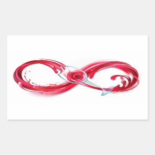 Infinity with Red Wine Sticker