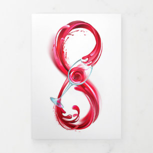 Infinity with Red Wine Tri-Fold Programme