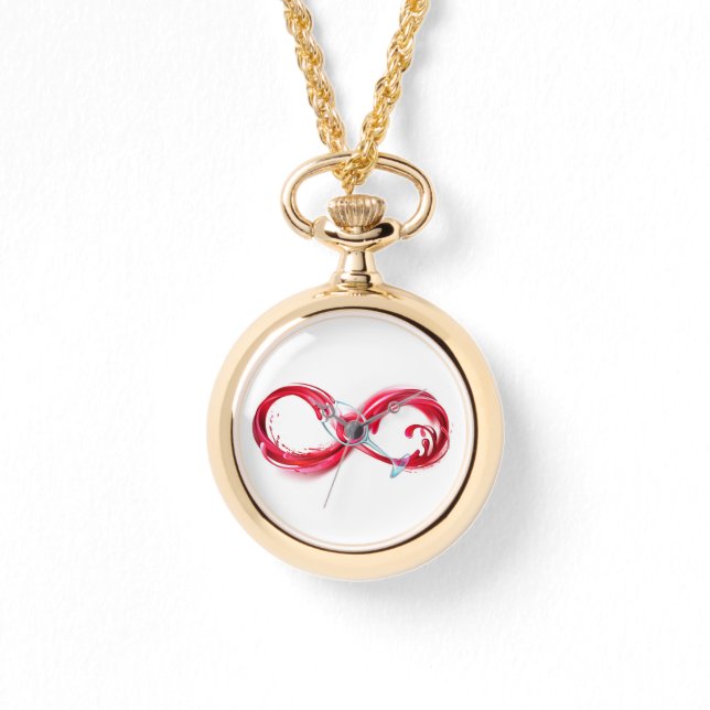 Infinity with Red Wine Watch (Front)