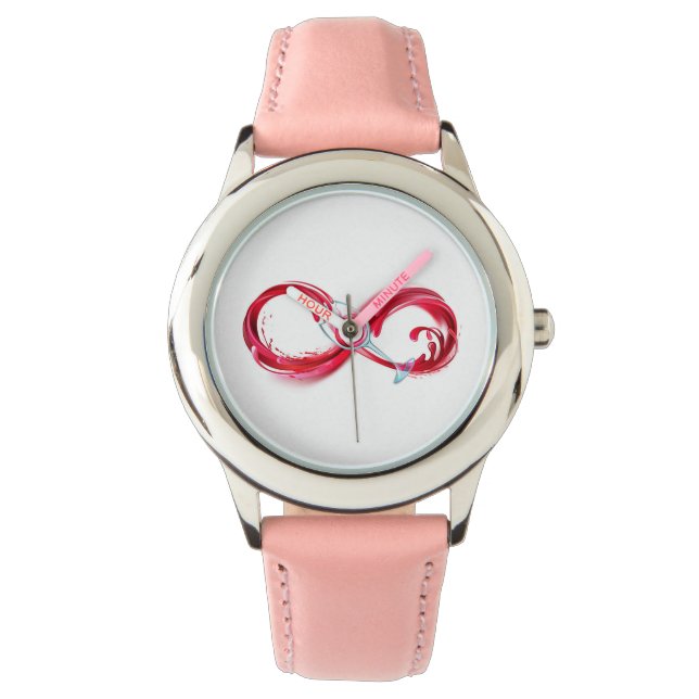 Infinity with Red Wine Watch (Front)